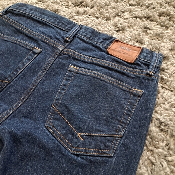 Vans | Blue V76 women's skinny Jean 32 x 32 with crinkled acid wash - Picture 8 of 12
